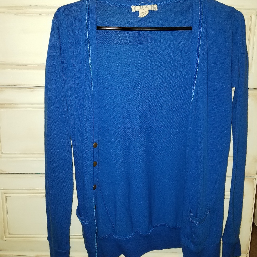 Blue Cardigan